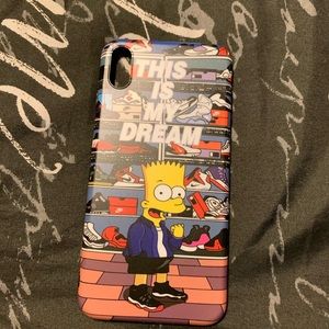 Bart Simpson iPhone XS Max phone case
